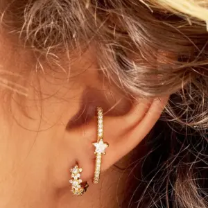 Earcuff Piercing star - Afbeelding 2