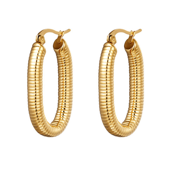 Oorbellen Oval spring