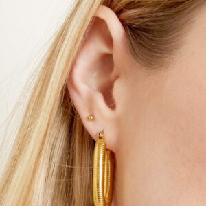 Oorbellen Oval spring - Afbeelding 2