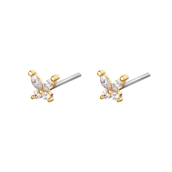 Oorbellen Diamond Butterfly