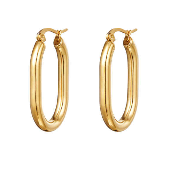 Oorbellen Smooth Oval