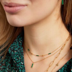 Ketting green charm - Afbeelding 3