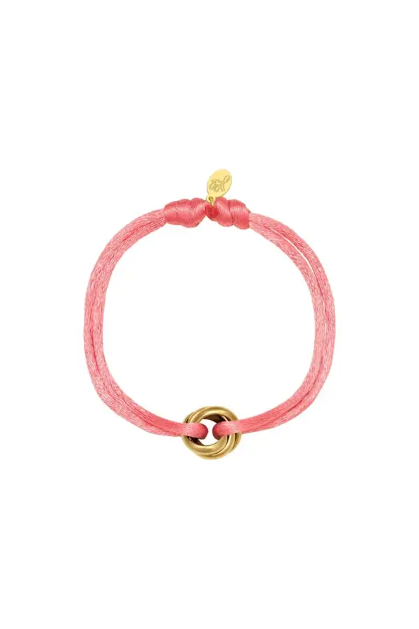 Armbandje satin Knot