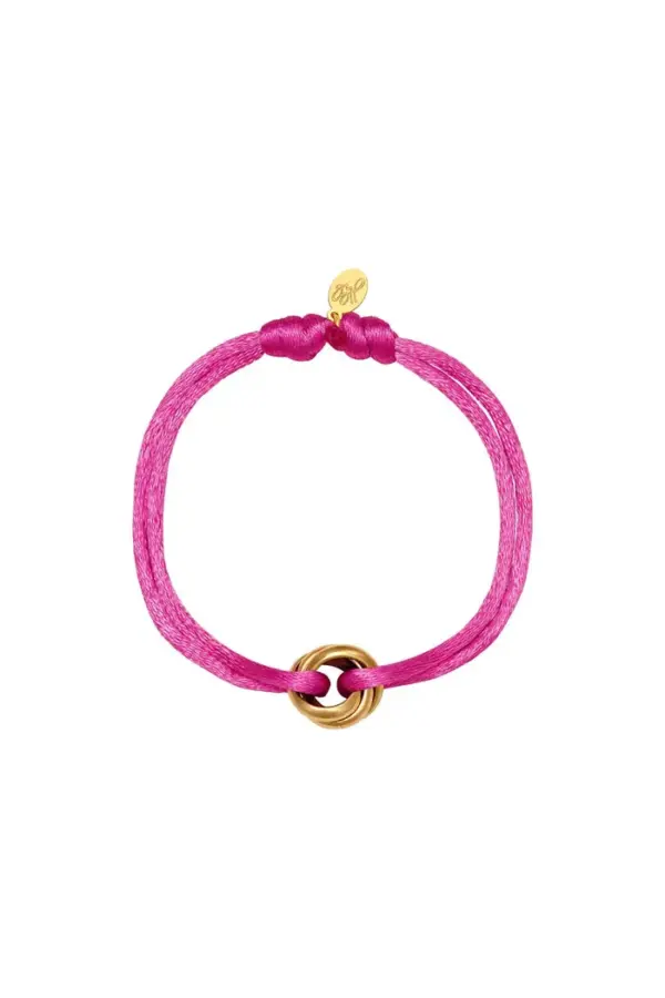 Armbandje satin Knot