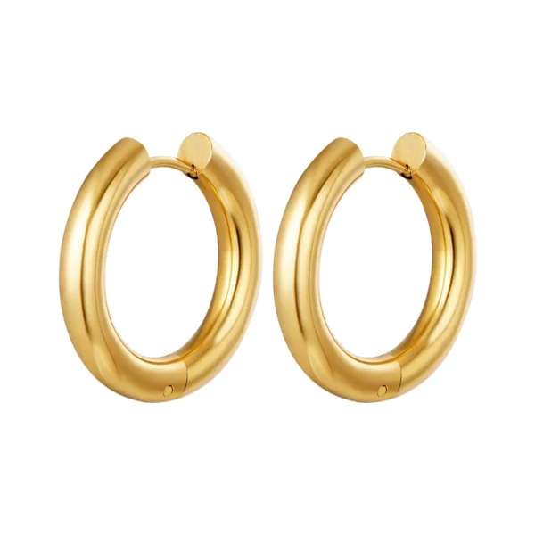 Oorbellen chunky hoops large