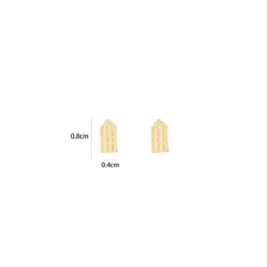 Oorbellen Canal House studs - Afbeelding 2